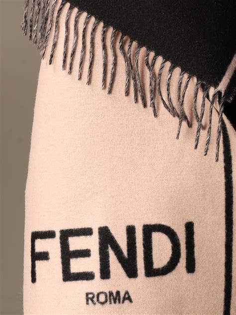 fendi sciarpa donna rosa|poncho fendi donna.